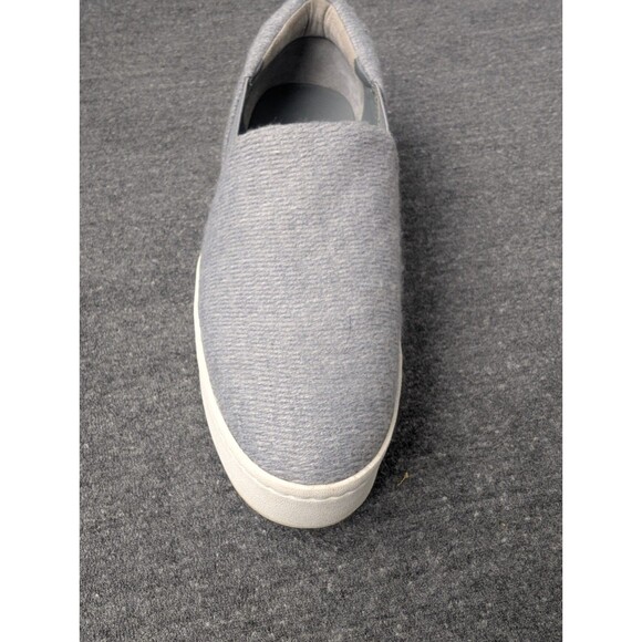 Vince Warren Platform Slip On Sneakers Size 6.5 Women's Gray Leather Suede - Picture 2 of 15
